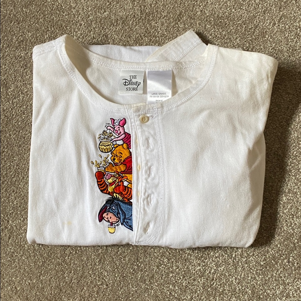 LAST CHANCE Winnie the Pooh embroidered shirt